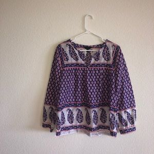 J crew long sleeve blouse size 12